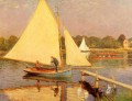 Boaters at Argenteuil Claude Monet